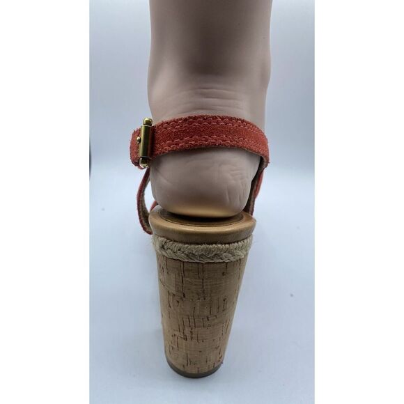 Coach Valeann Womens Tulip Platform Suede Sandal Size 8B - Picture 12 of 15